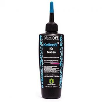 Muc-Off Wet Chain Lube 120ml - Biodegradable Bicycle Lubricant for Wet Conditions