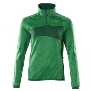 Sudadera de Forro Polar Accelerate con Media Cremallera Verde Hierba 2XL - Mascot