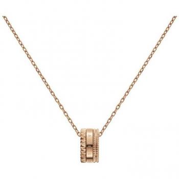 Collar Daniel Wellington Elevation Acero Rosa 45-49cm