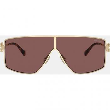 Miu Miu MU51ZS ZVN70D Women’s Geometric Gold Sunglasses Size 69