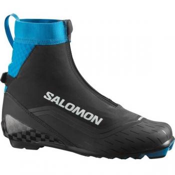 Botas de Esquí Nórdico Salomon S/Max Carbon Classic MV Unisex 27.0 - Negro/Azul Proceso