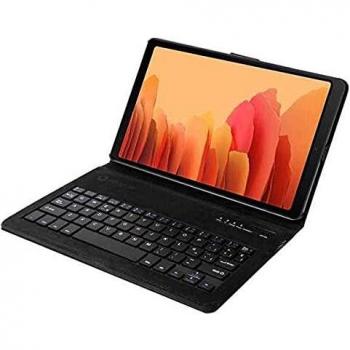 Silver HT - Funda Samsung Tab A7 2020 (T500/505) 10.4 Azul Oscuro con Teclado Bluetooth