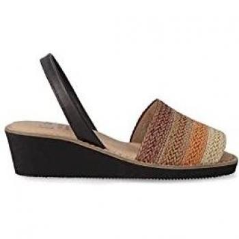 VANESSA Mallorquina cómoda cuña Mujer Ben 1000COM1 Multicolor - 38, Multicolor