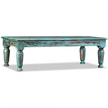 vidaXL Mesa de centro de madera maciza reciclada 110x60x34 cm