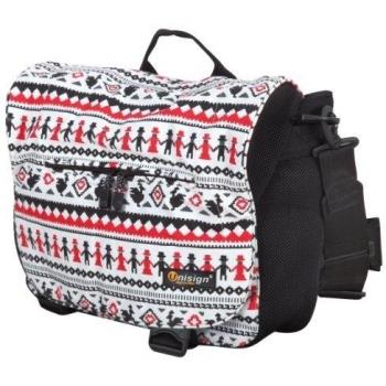 Unisign - Bolso al hombro de lona para hombre multicolor multiple colours Large