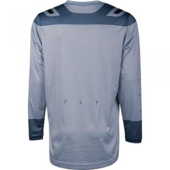 Camiseta de Cross FLY Racing F-16 2024 Gris Ártico/Piedra Mediano