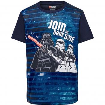 LEGO Wear Boy Star Wars Cm-50228-T-shirt Camiseta, Azul
