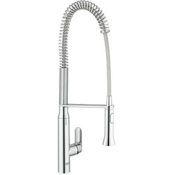 Grohe K7 - Grifo de cocina, caño alto, cabezal profesional, acabado Grohe StarLight