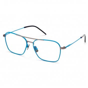 Italia Independent I-I MOD IGOR 5308 SUPER THIN 027.078 Men's Eyeglasses Blue Size 54 - Blue Light Block Available