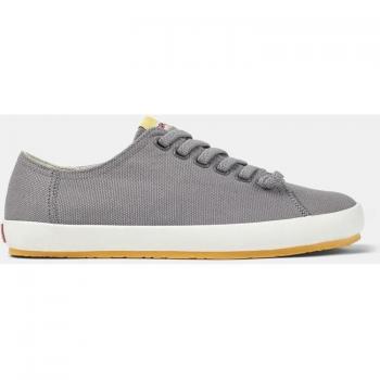 CAMPER Peu Rambla - Men's Sneakers - Grey, size 44, Cotton fabric