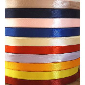 SATIN RIBBON BUNDLE 10 X 1 METRE X 10MM - ASSORTED COLOURS - IDEAL FOR CRAFTS/SCRAPBOOKING/GIFTWRAP/WEDDINGS by Libbyshouse