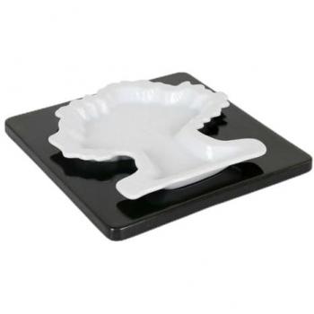 Bandeja de Aperitivos Viejo Valle Set 2 Piezas Porcelana Árbol 16,8 x 16,8 x 1,1 cm (12 Unidades)