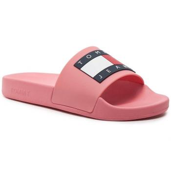 Chanclas Tommy Jeans Flag Rosa para Mujer