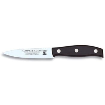 Cuchillo Puntilla Chef MG3761 de 10cm de Hoja en Acero Inoxidable Molibdeno Vanadio con Empuñadura de Polioximetileno Negro