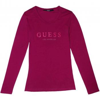 GUESS Camiseta Manga Larga XS Rosa