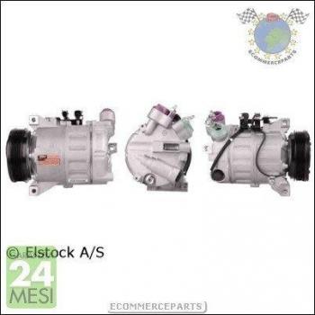 Compresor de Aire Acondicionado ELSTOCK 51-0593 con Juntas para VOLVO XC60 I y V70 3, PAG 46 R134a