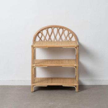 Estantería Bigbuy Home 60 x 41 x 80,5 cm Natural Ratán - Muebles de Recibidor y Estanterías