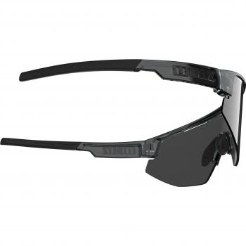 Bliz Matrix Small Sports Sunglasses - Crystal Black Frame with Silver Mirror Lens