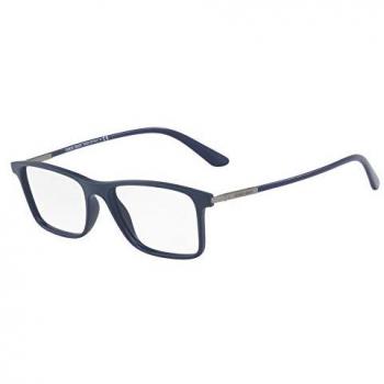 Armani Giorgio 0AR7143, Monturas de Gafas para Hombre, Matte Blue, 53