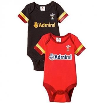 Brecrest Fashion Welsh Rugby Union-Body Bebé-Niñas