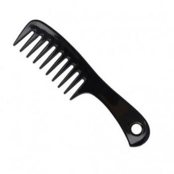 Peine Barbero Ragnar con Mango, Negro, 1 unidad