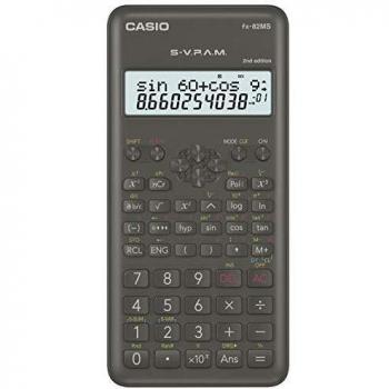 Casio FX-82MS-2-S-ET-B, Calculadora Científica, 1, Gris Oscuro