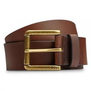 Men's Brown Leather Belt - Size UK 32 / 85 CM - BOSS Joris Model