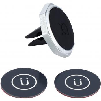 Xqisit AirVent magnético Universal Soporte de Coche para teléfonos móviles - Negro
