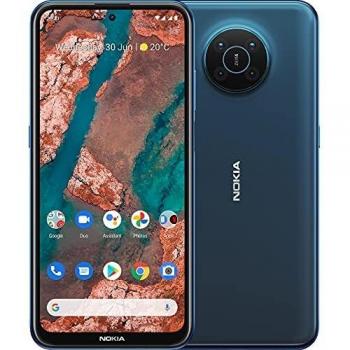 Nokia Teléfono inteligente X20 de 128 GB, 6 GB de RAM, doble sim, azul nórdico