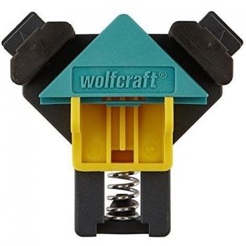 wolfcraft Sargento para esquinas ES 22 I 3051000 I Para fijar rápida y sencillamente tablas y marcos en un ángulo de 90°, por ejemplo, para construir estanterías, armarios pequeños o marcos