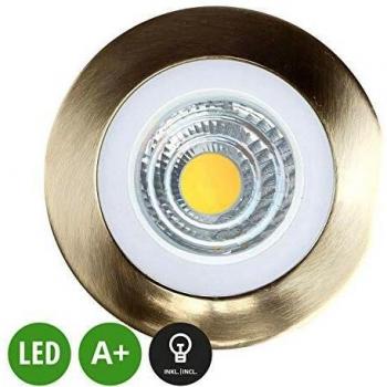 Foco empotrado LED RGBW Lindby Noor, níquel