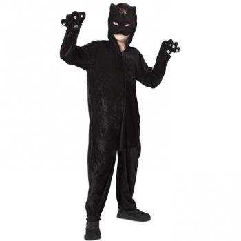 Disfraz de Gato para Niños, incluye traje completo con orejas y cola, material suave y cómodo, disponible en varias tallas