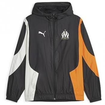 PUMA Olympique de Marseille 2023/24 Pre-Match Woven Anthem Training Jacket