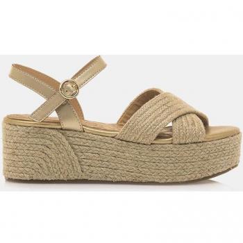 Sandalias de plataforma de mujer Mustang con piso en rafia