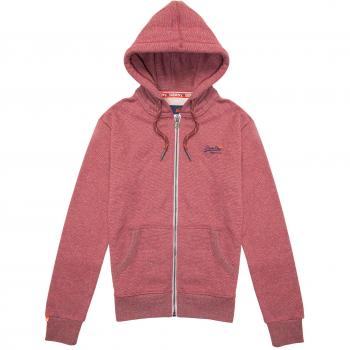 Superdry - Sudadera con Capucha - para Hombre Rojo Darkest Red Feeder Stripe M