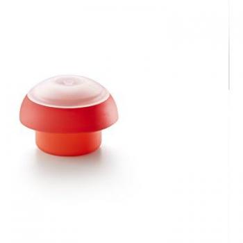 Cocedor de huevos de silicona para microondas y baño maría, molde cilíndrico Rojo