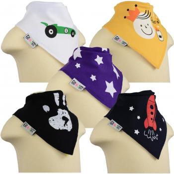 LittleBloom, tipo bandana baberos Set 0503 Talla:Set of 5