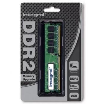 Integral IN2T2GNXNFX - Memoria RAM de 2 GB, DDR2, 800 MHz, Color Verde