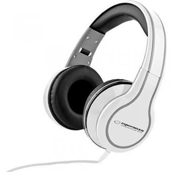 Auriculares Estéreo con Control de Volumen Esperanza EH136W - 3m Blanco