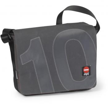 360° Umhängetasche Persenning Barkasse Zahl - Riñonera de senderismo, color gris, talla 38 x 33 x 12 cm, 15 l