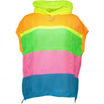 Chic Multicolor Hooded Sweater with Logo - 46, Love Moschino, Hoodies, female, Multicolor, Size: L Elegant Multicolor Sweater for Women