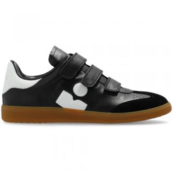 Isabel Marant Women's Beth Black Leather Sneakers, Size 8 US (Size 38 EU)