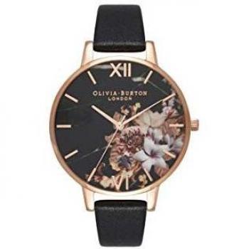 Olivia Burton Reloj Analógico para Mujer de Cuarzo con Correa en Cuero OB16CS01