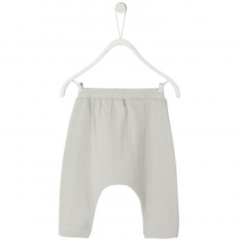 VERTBAUDET Pantalón árabe de punto calado Colección Bio bebé Gris NACIMIENTO - 50CM