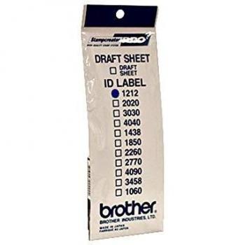Brother ID1212 - Etiquetas de identificación de 12 x 12 mm