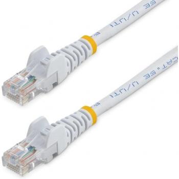 StarTech.com 3m White Snagless RJ45 Cat5e Ethernet Patch Cable