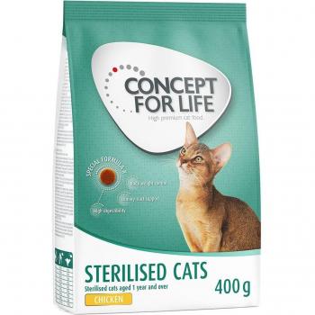 Concept for Life 400g Cat Food Special Price! - Sterilised Cats Chicken