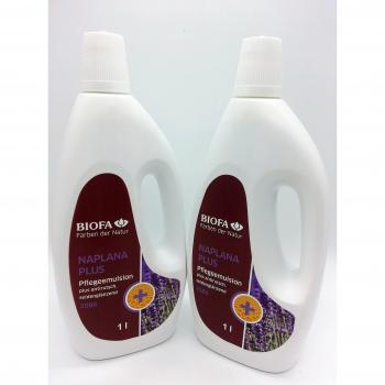 Biofa naplana Plus | Antirutsch | Loción Cuidado | 1 L, 2 unidades