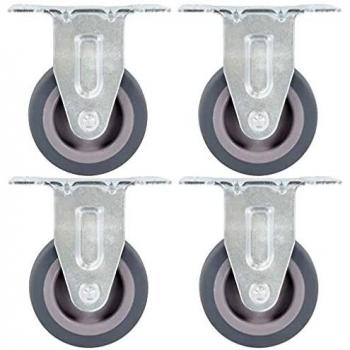 vidaXL Ruedas fijas 4 unidades 50 mm