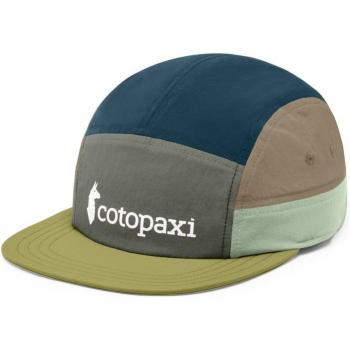 Cotopaxi Tech 5-Panel Unisex Cap - Multicolor Nylon Flat Visor Hat